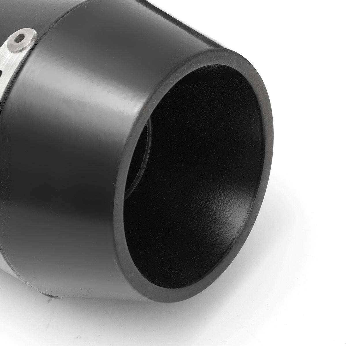Universal Black Exhaust Muffler Pipe Slip On Motorcycle Street Bike 38-51 Black Black
