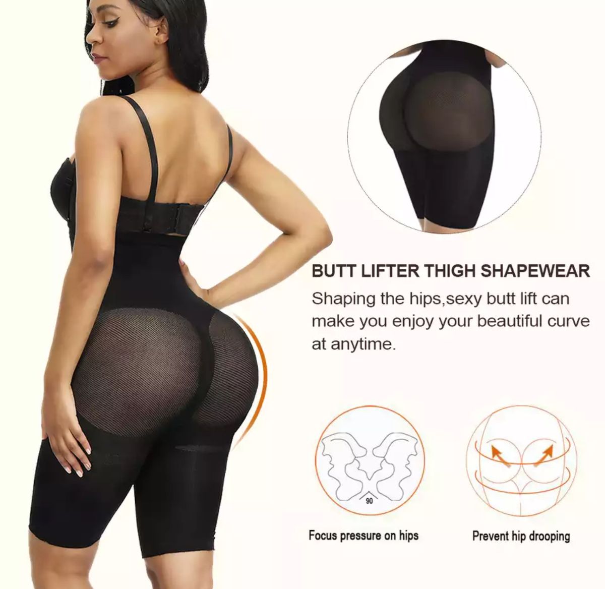 Waist Butt Hip Enhancer Booty Flat Tommy