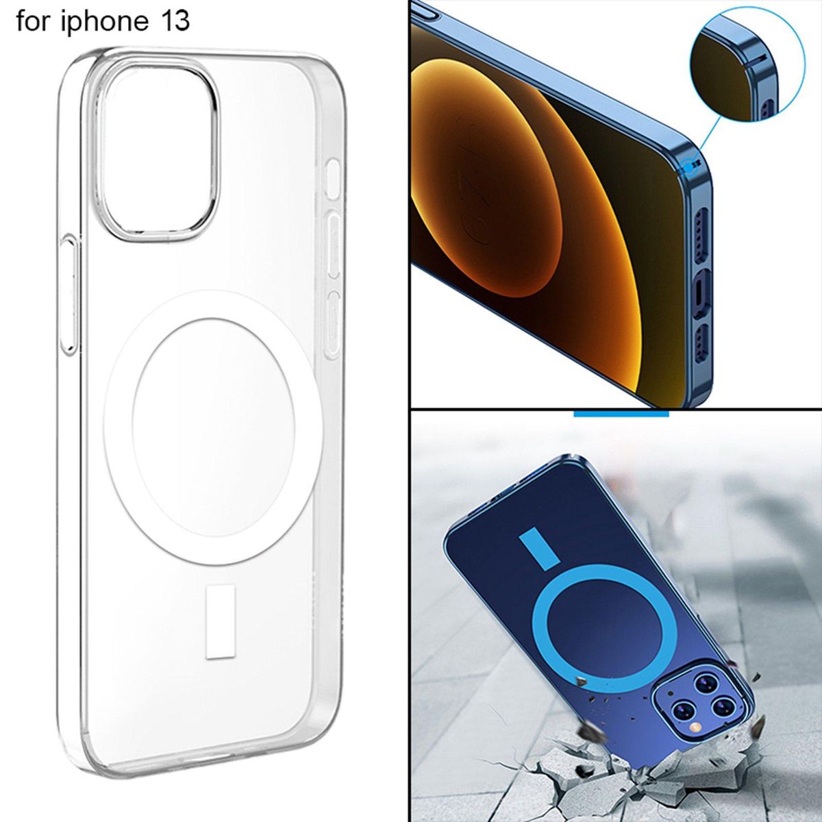 Phone Case Lightweight Thin Scratch Resistant Clear Transparent 13