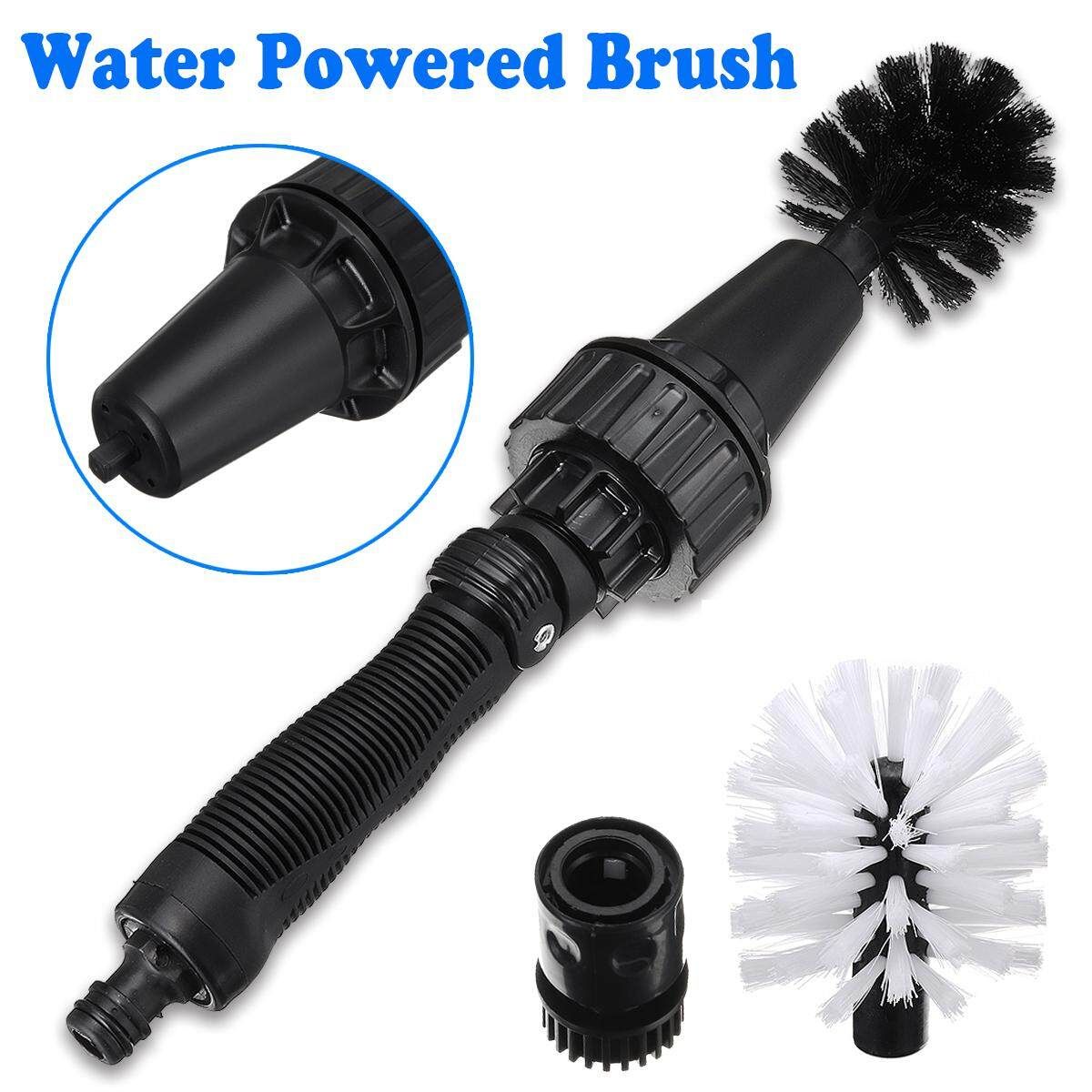 Car Wheel Cleaning Brush Set Water-Powered Turbine For Rims Engines Trucks Bikes
