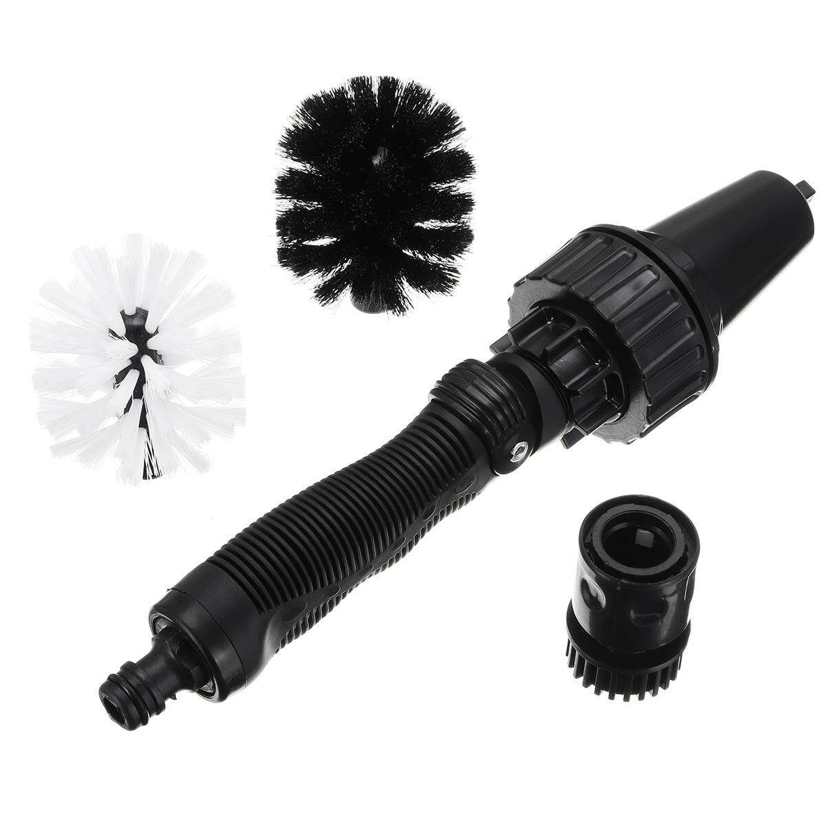 Car Wheel Cleaning Brush Set Water-Powered Turbine For Rims Engines Trucks Bikes