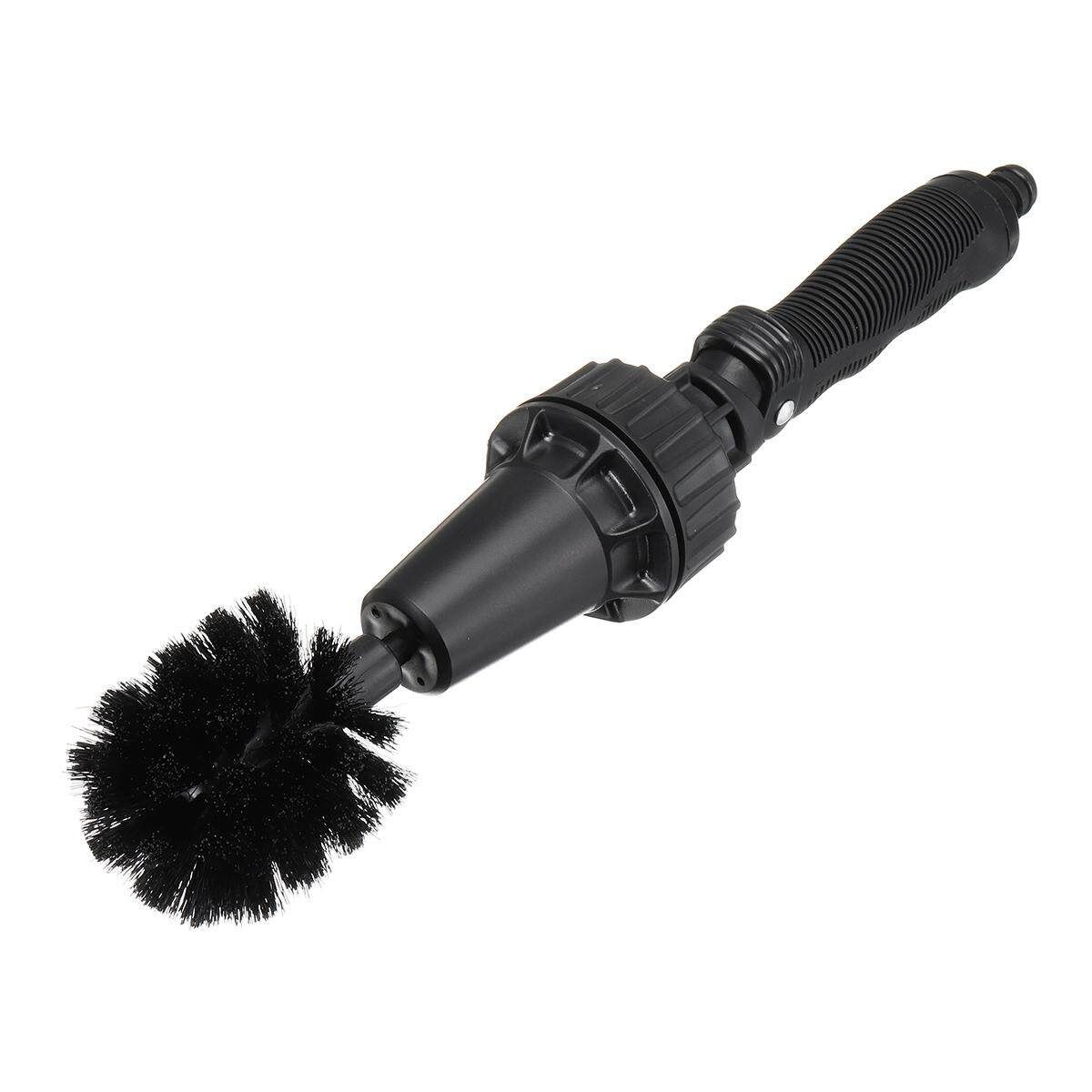 Car Wheel Cleaning Brush Set Water-Powered Turbine For Rims Engines Trucks Bikes