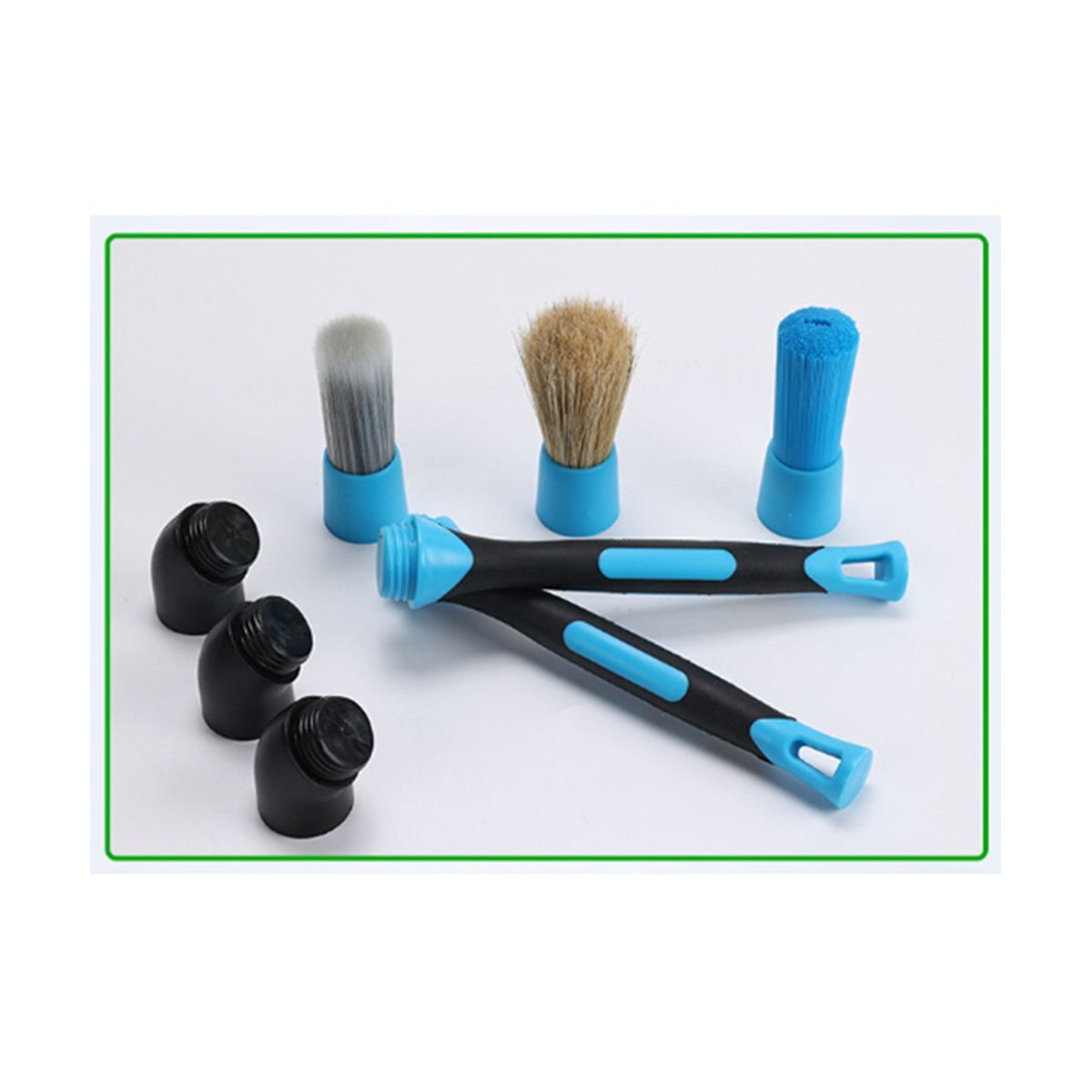 3Pcs Auto Detail Brush Kit, Soft Car Detail Brushes for