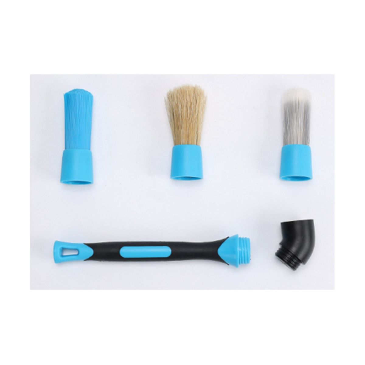 3Pcs Auto Detail Brush Kit, Soft Car Detail Brushes for