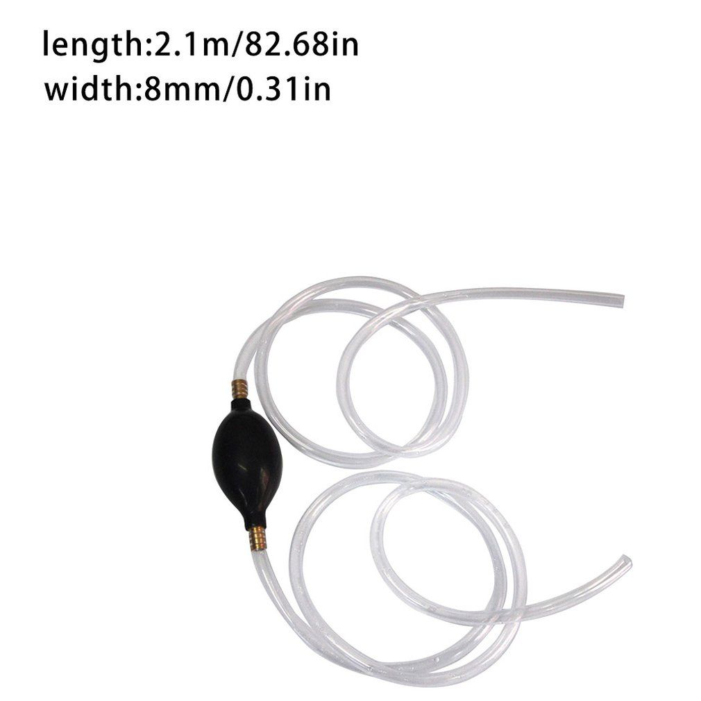 Auto Car Siphon Syphon Hose Tube Pump For Fluid Water Gas Gasoline