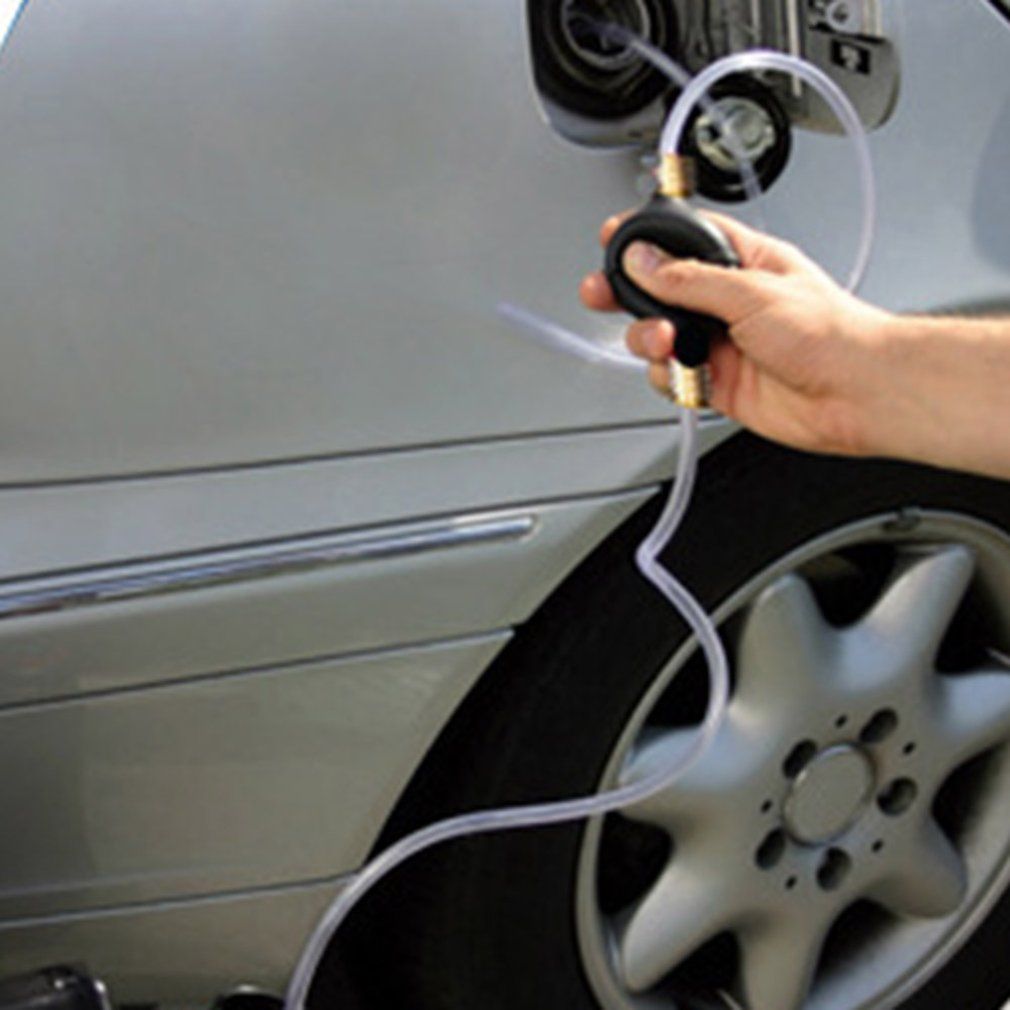 Auto Car Siphon Syphon Hose Tube Pump For Fluid Water Gas Gasoline