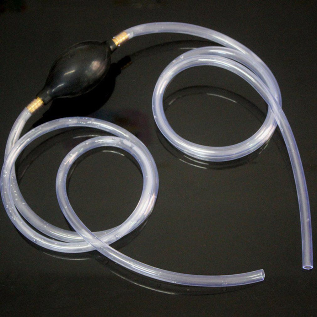Auto Car Siphon Syphon Hose Tube Pump For Fluid Water Gas Gasoline