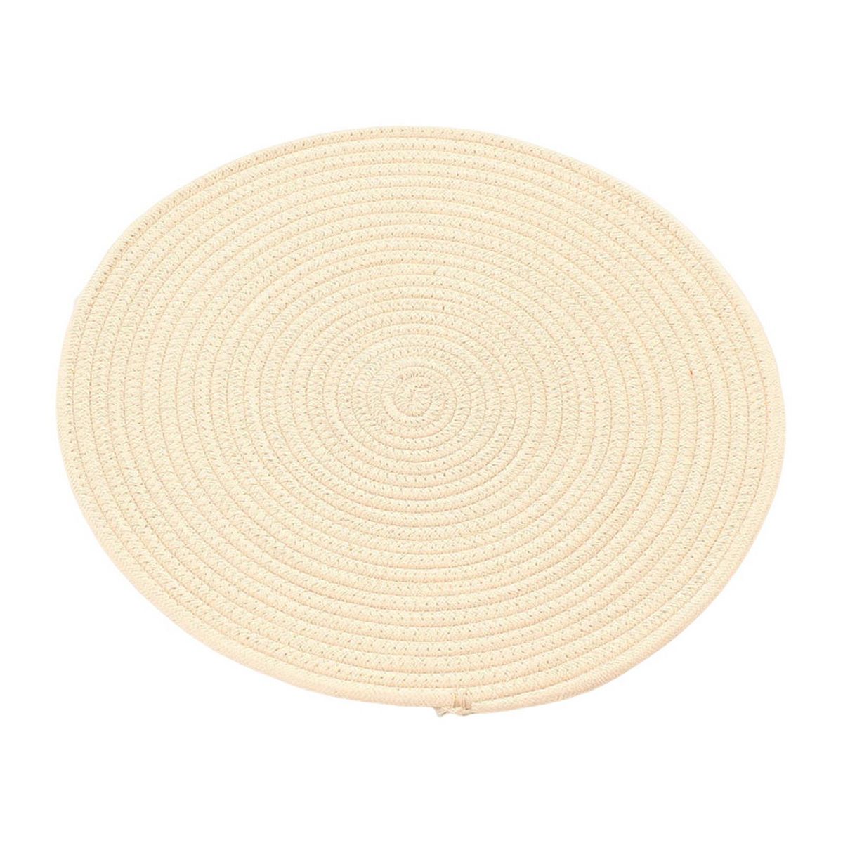 Chair Cushion Small Yoga Round Tatami Mat Chair Cushion Beige