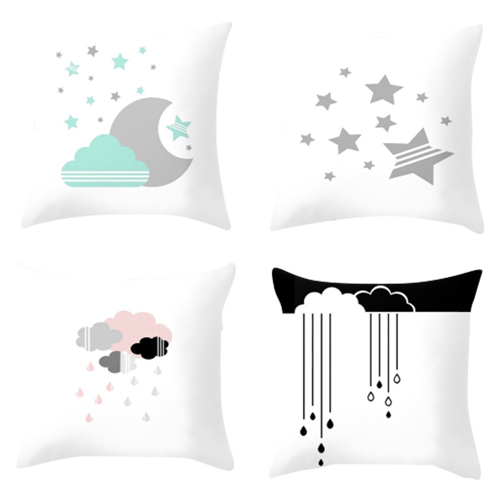 Cartoon Single Side Printed Pillowcase Home Sofa Covers For