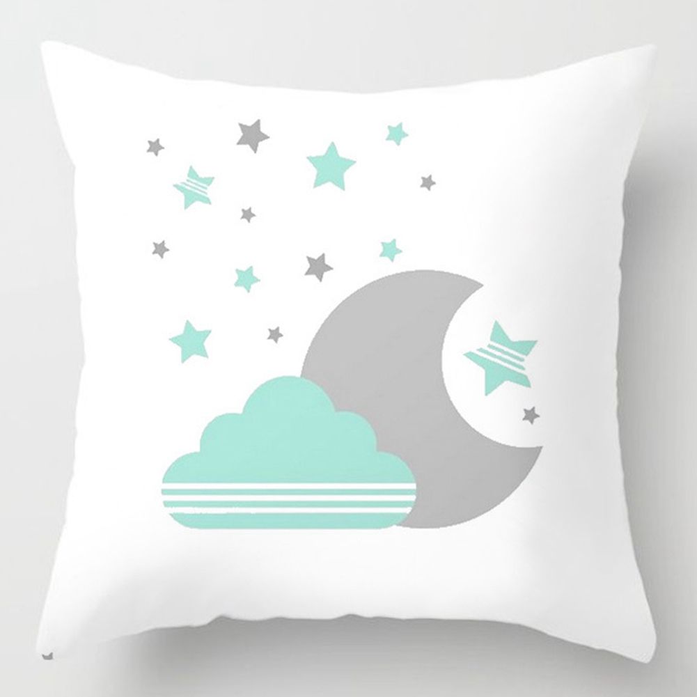 Cartoon Single Side Printed Pillowcase Home Sofa Covers For