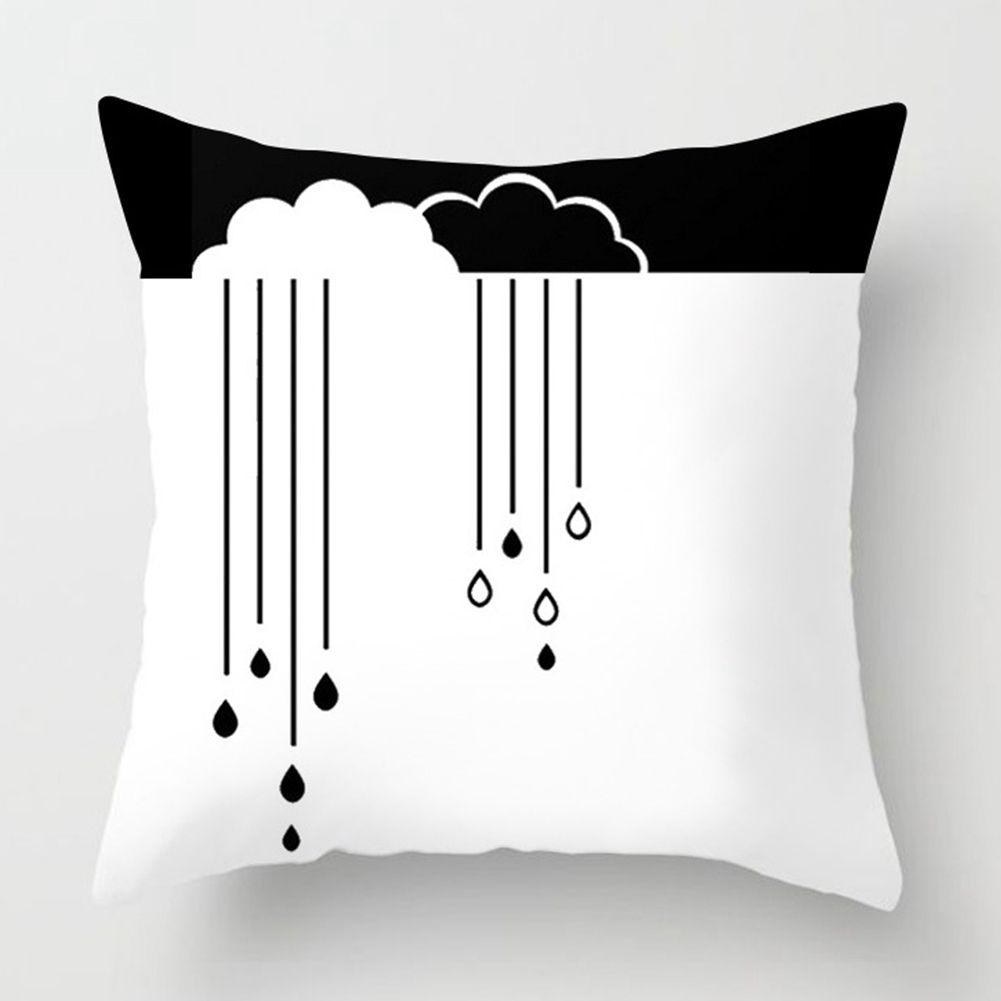 Cartoon Single Side Printed Pillowcase Home Sofa Covers For