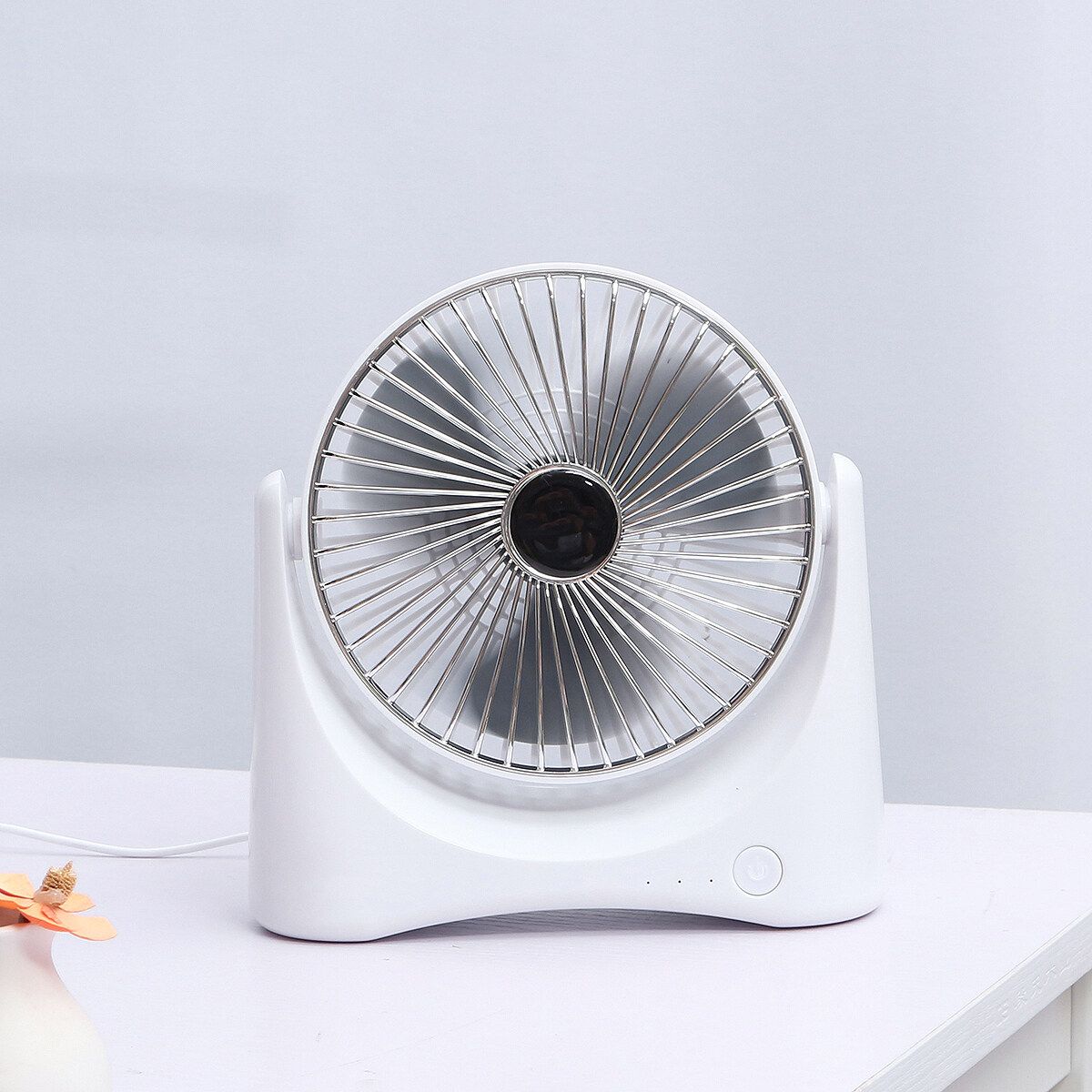 Air Circulator Table Fan Silver