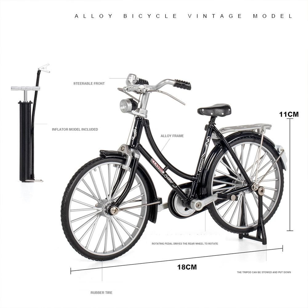 Mini 1:10 Alloy Model Bicycle Diecast Metal Finger Mountain Bike Racing  Adult Collection Toys For Children Gifts