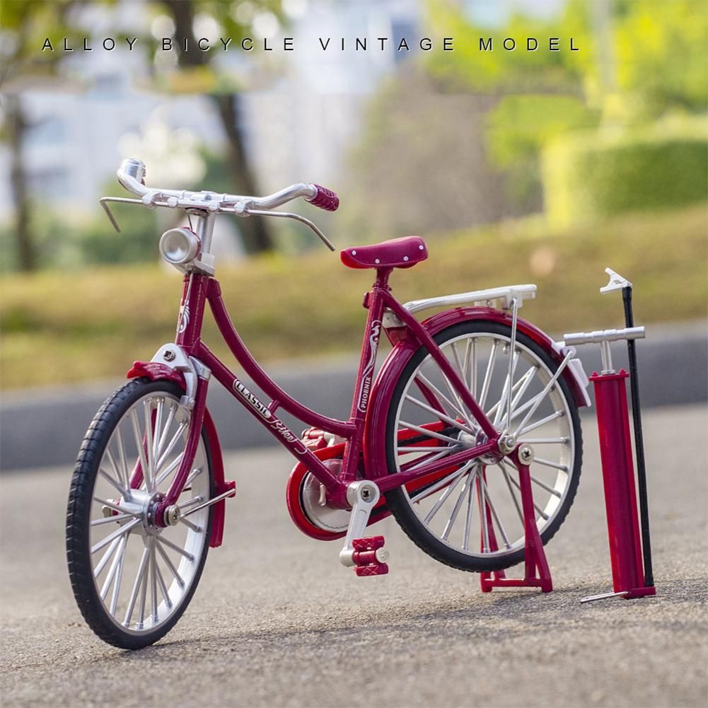 Mini 1:10 Alloy Model Bicycle Diecast Metal Finger Mountain Bike Racing  Adult Collection Toys For Children Gifts