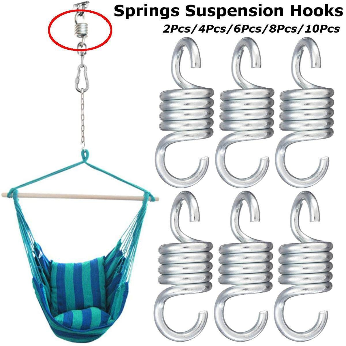 7mm Extension Springs Suspension Hooks Garden For Swing Chair 2-3 Seats Hammock