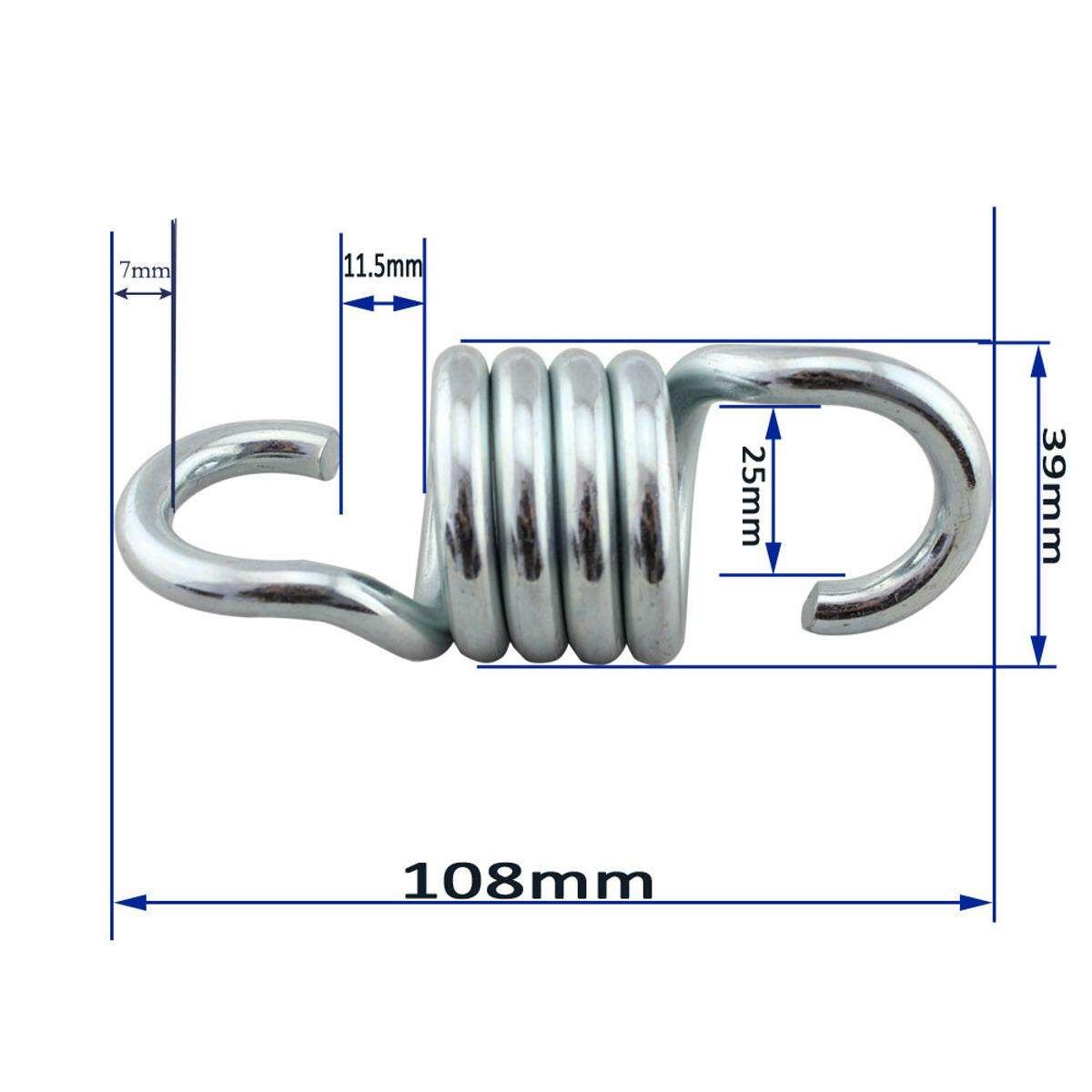 7mm Extension Springs Suspension Hooks Garden For Swing Chair 2-3 Seats Hammock