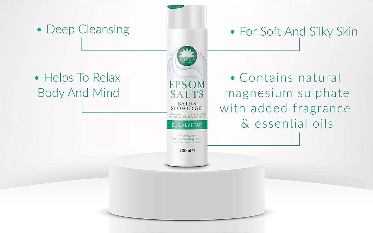 Eucalyptus Epsom Salts Shower Gel 300ml