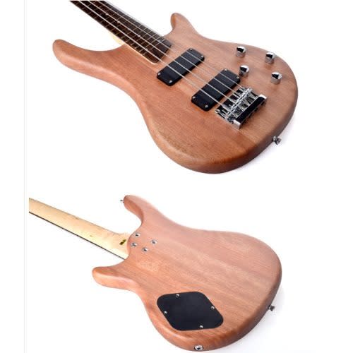 Professional 4 Strings Bass Guitar - Natural