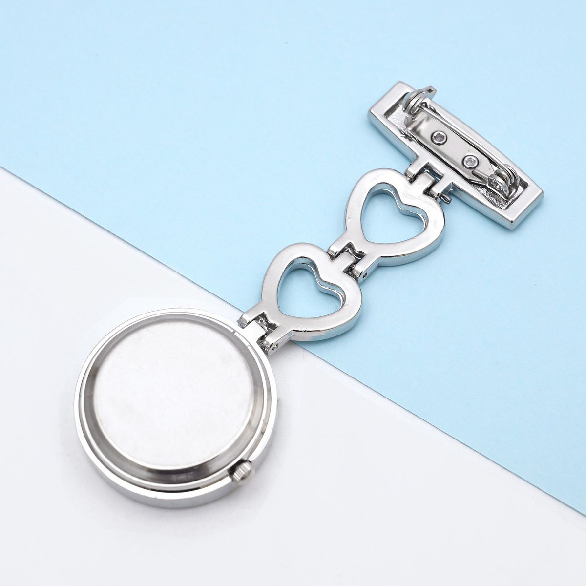 Nurse Lapel Pin Watch Fob Watch Clip-on Diamond Hanging
