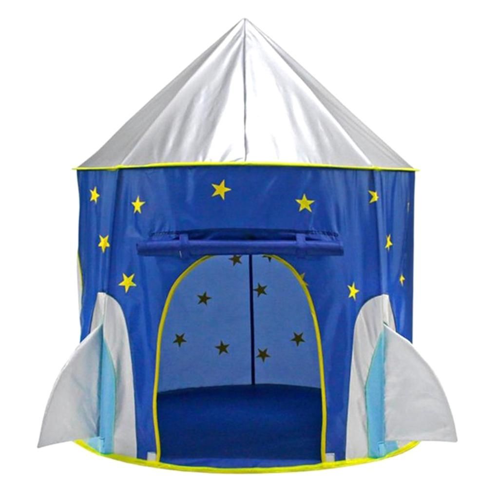 Portable Pop Up Star Printed Space  Castle Play Tent Kids/Baby