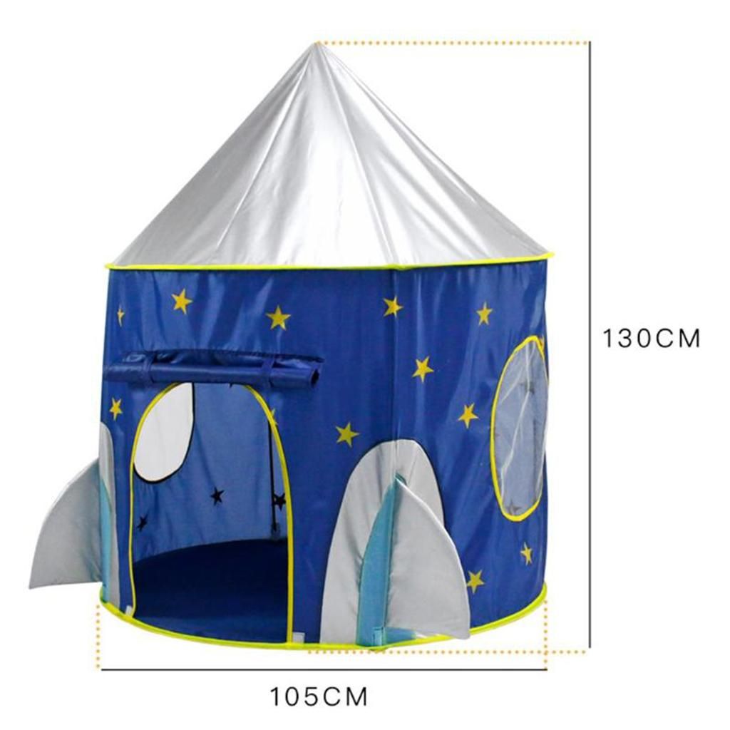 Portable Pop Up Star Printed Space  Castle Play Tent Kids/Baby