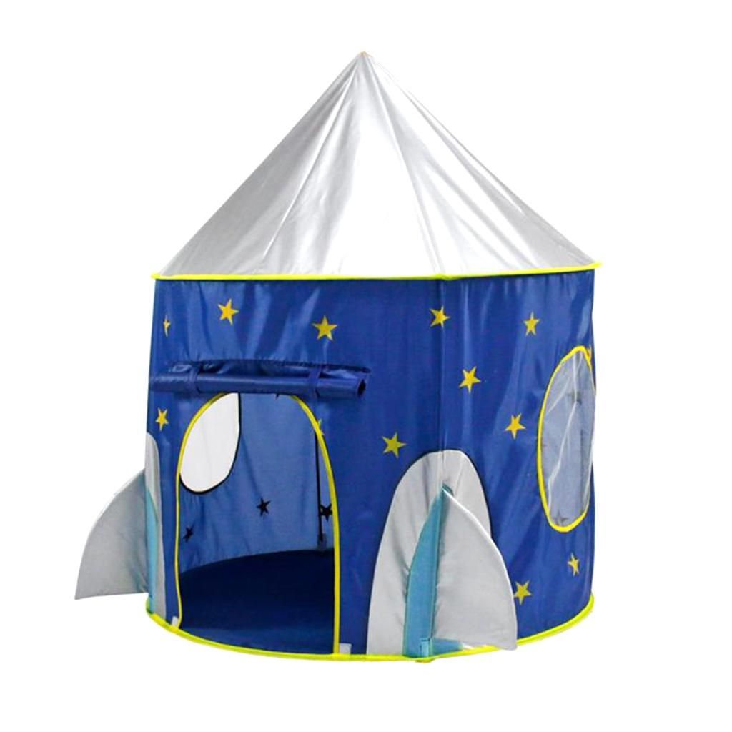 Portable Pop Up Star Printed Space  Castle Play Tent Kids/Baby