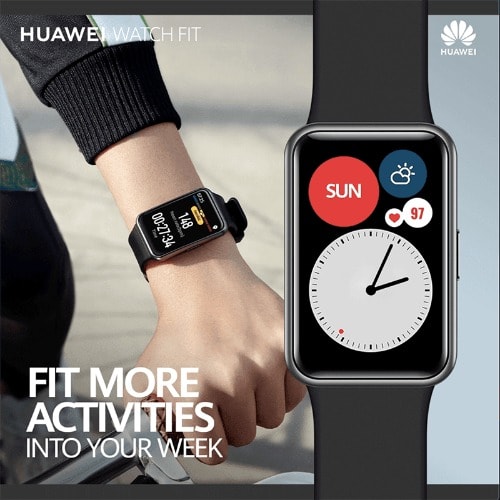 Watch Fit 2020 With Amoled Display, Heart Rate Monitor