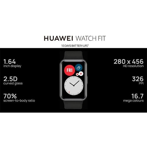 Watch Fit 2020 With Amoled Display, Heart Rate Monitor