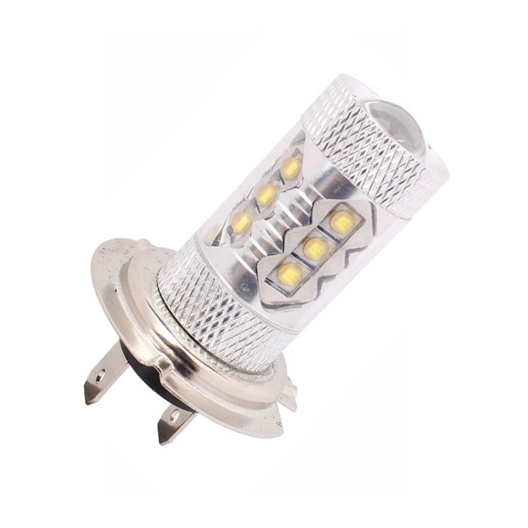 H7 80W 800LM 6500K White Light 16-3535-LEDs Car Foglight