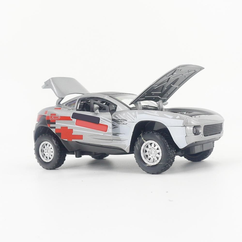 1:32 Vehicle with Sound and Light Children Pull Grey