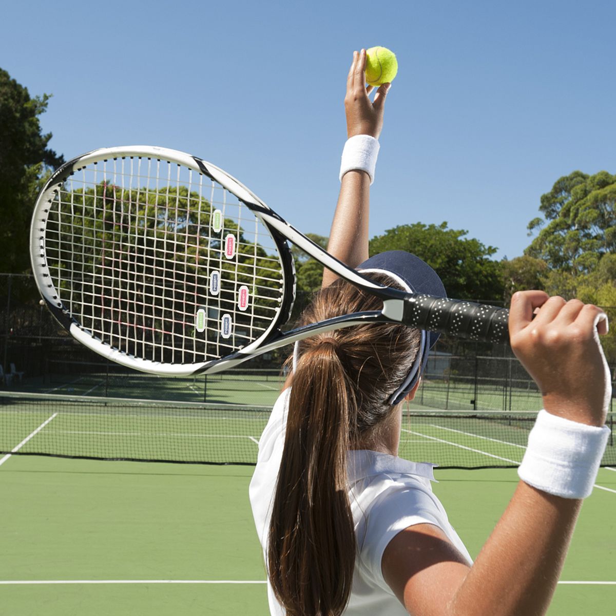 Pack Of 7 Tennis Vibration Dampener Shock Absorber For