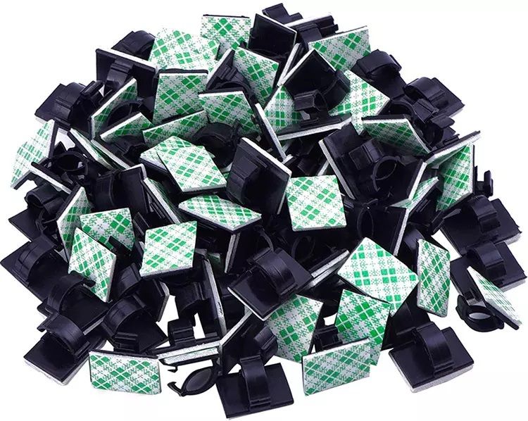 20pcs ADHESIVE CABLE WIRE ORGANIZER CLIPS