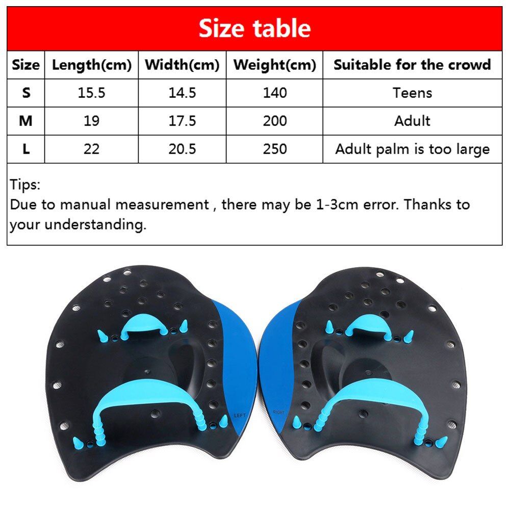 Professional Swimming Paddles Swim Practice Correction Hand