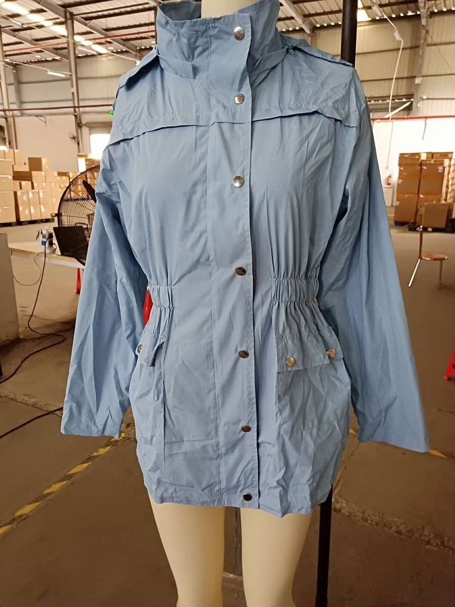 Waterproof Raincoats Outdoor Hooded Lightweight Rain Jacket Windbreaker