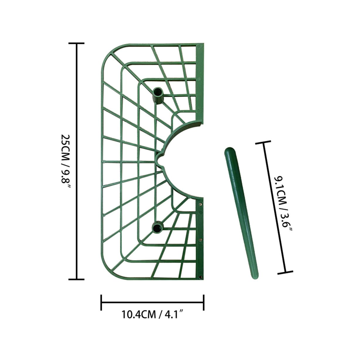 3PCS Strawberry Stand Frame Holder Balcony Planting Rack
