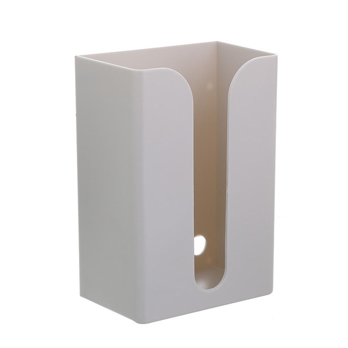 Wall-mounted Napkin Box Wall Mount Toilet Paper Holder for Supplies Grey