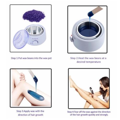 Hair Removal Wax-melt Machine Heater 10 Wood Stickers