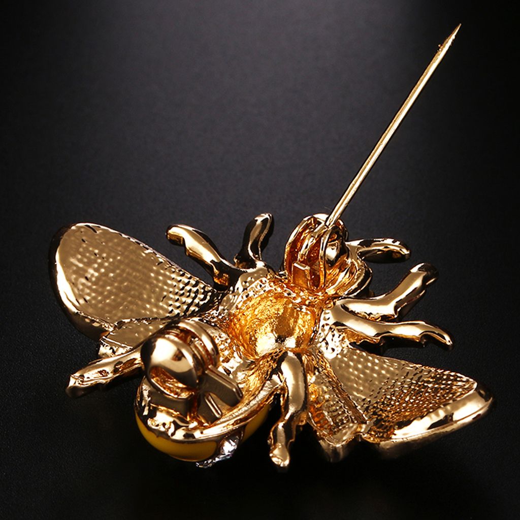 Enamel Bumble Bee Animal Brooch Lapel Pin Broach Christmas