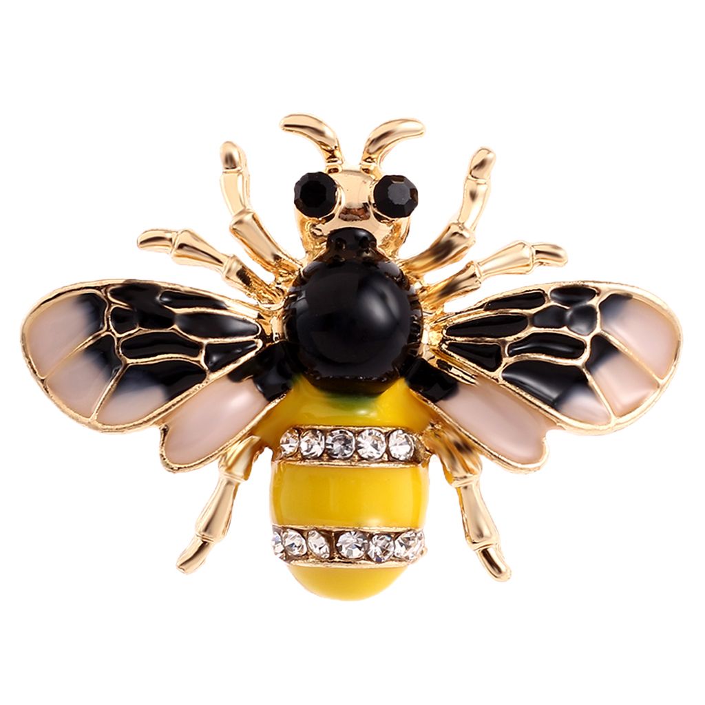 Enamel Bumble Bee Animal Brooch Lapel Pin Broach Christmas
