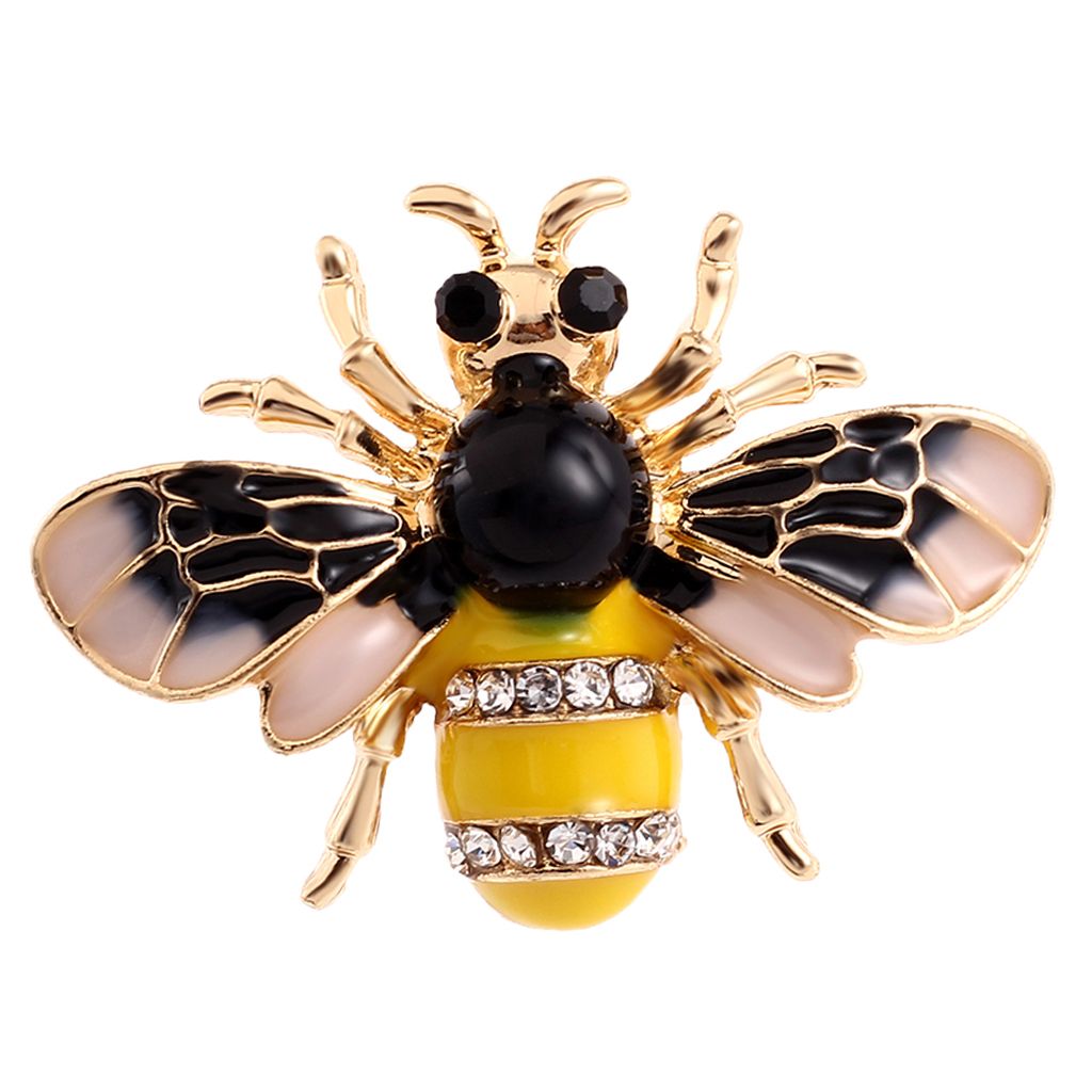 Enamel Bumble Bee Animal Brooch Lapel Pin Broach Christmas