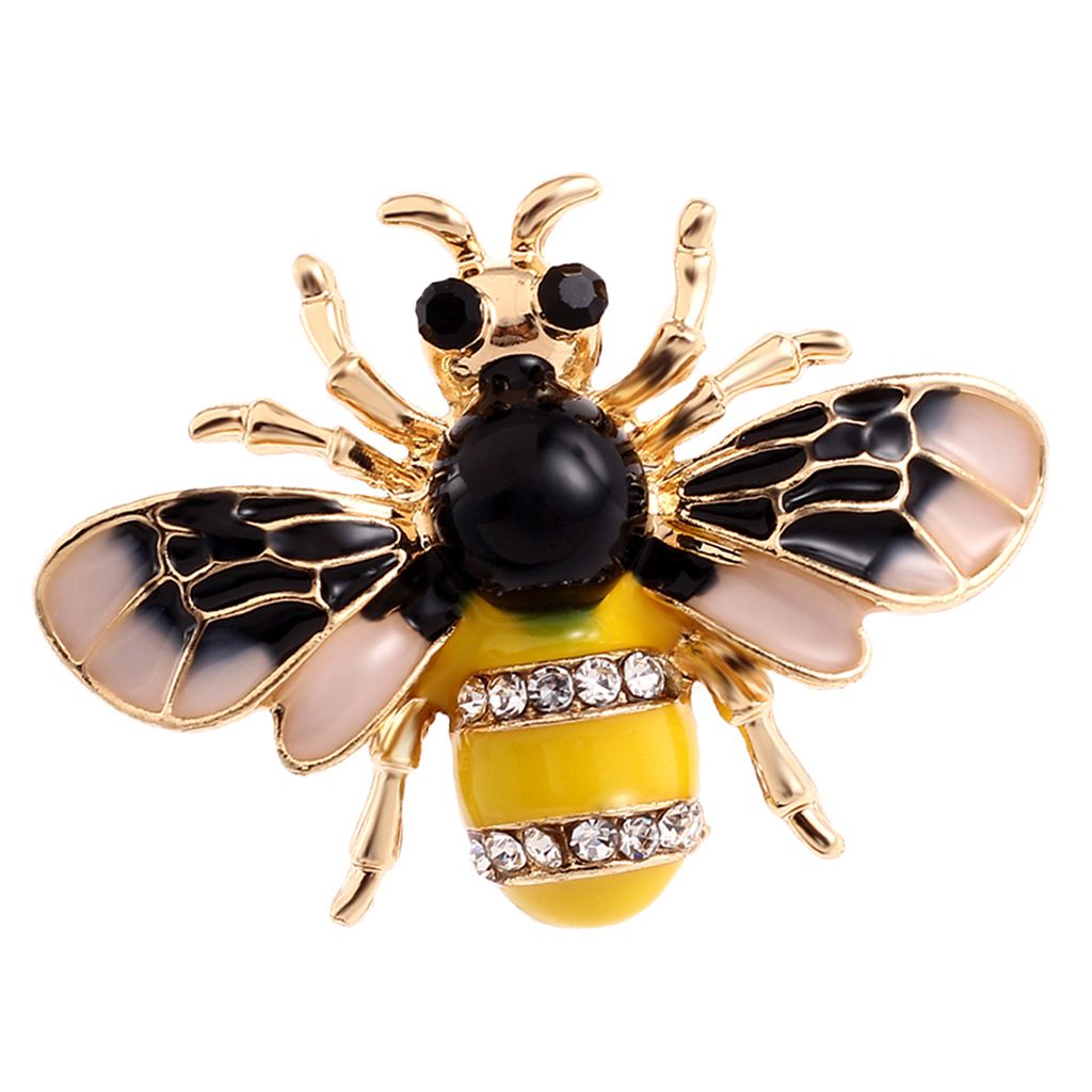 Enamel Bumble Bee Animal Brooch Lapel Pin Broach Christmas