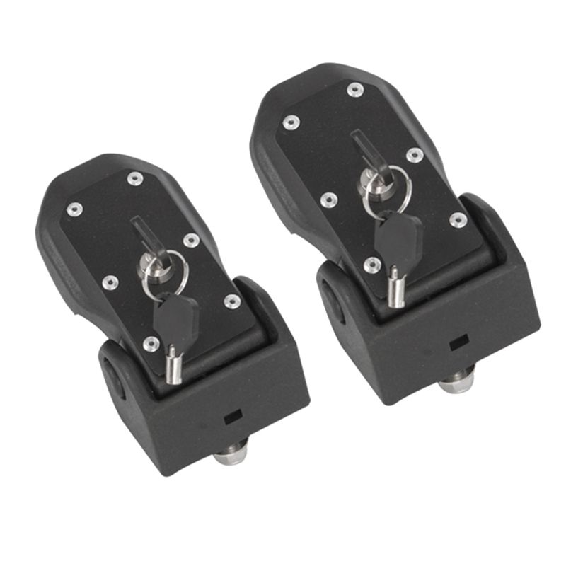 Engine Hood Latch Lock Catches Kits for Jeep Wrangler JK 07-17 JL