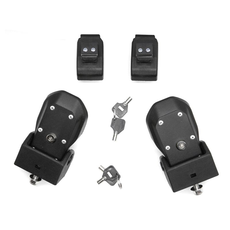 Engine Hood Latch Lock Catches Kits for Jeep Wrangler JK 07-17 JL