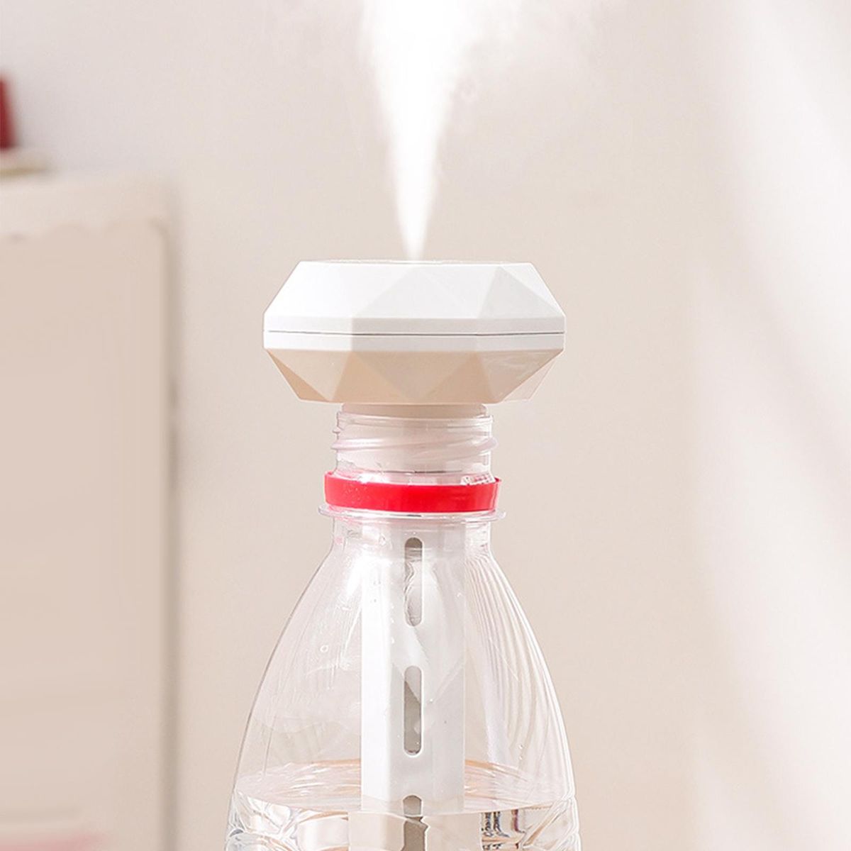 Mini Portable Humidifiers Automatic Shut Off With Atmosphere Lamp For