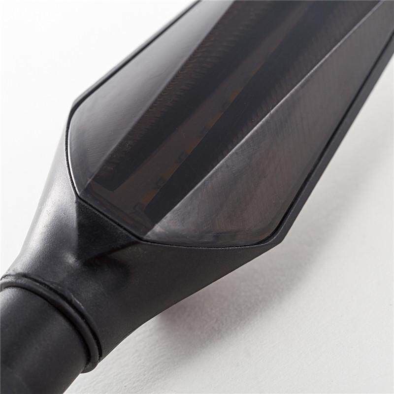 2PCS Motorcycle LED Turn Signal Lamp Sequential Flowing Indicator Lights Amber Tail Light