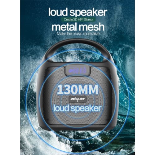 Zealot S42 High Power Portable Bluetooth Speaker With FM Radio