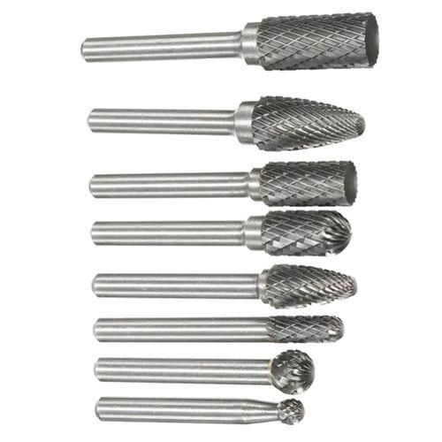 1/4 Inch Shank 8Pcs Double Cut Carbide Rotary