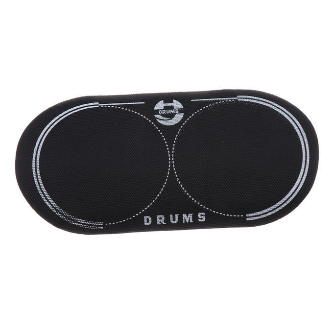 4pcs Black Double Pedal Patch For Bass Drum Percussion Instrument