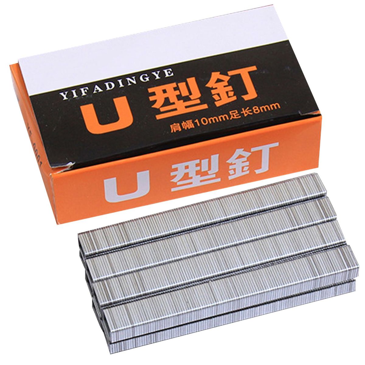 2000Pcs U-shaped Staples High Durability Alloy Steel Staples A