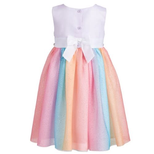 Special Occasion Girls' Dress & Hair Bow Clip Set